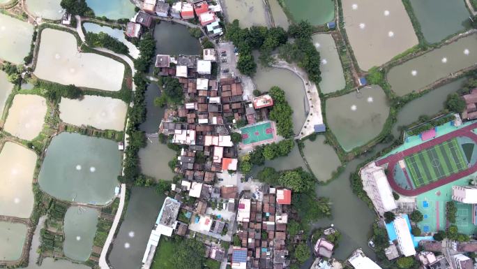 城市建筑 青山绿水 房屋建筑