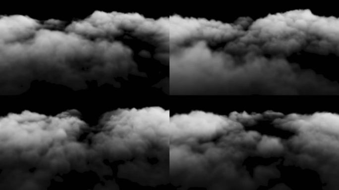 【通道】白烟 舞台云层 动态云 云朵