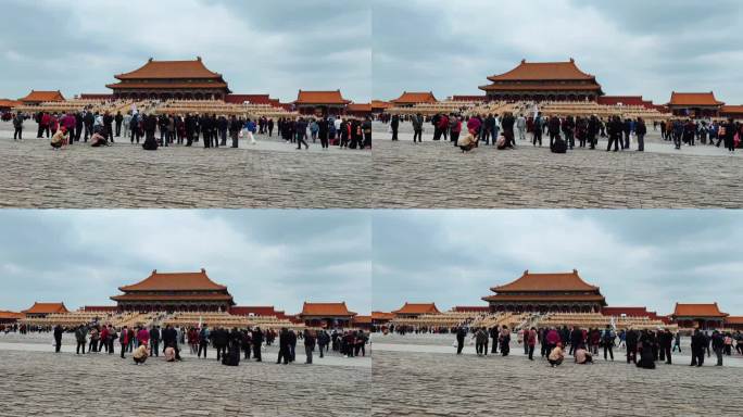 北京故宫太和殿紫禁城故宫博物院皇宫金銮殿