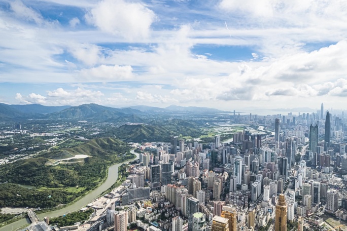 深圳宣传片航拍延时摄影素材