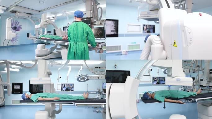 手术室医疗设备和病人检查