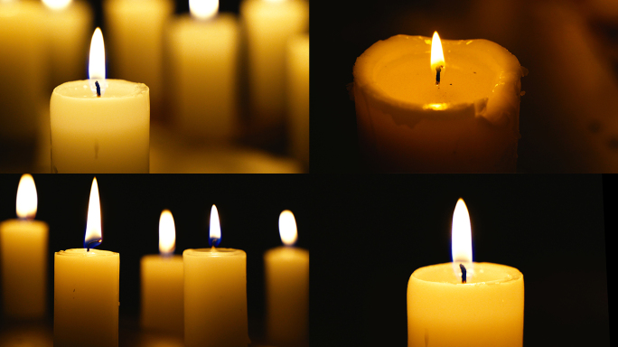 蜡烛火光黑暗光明火苗火花光影烛光生命人性