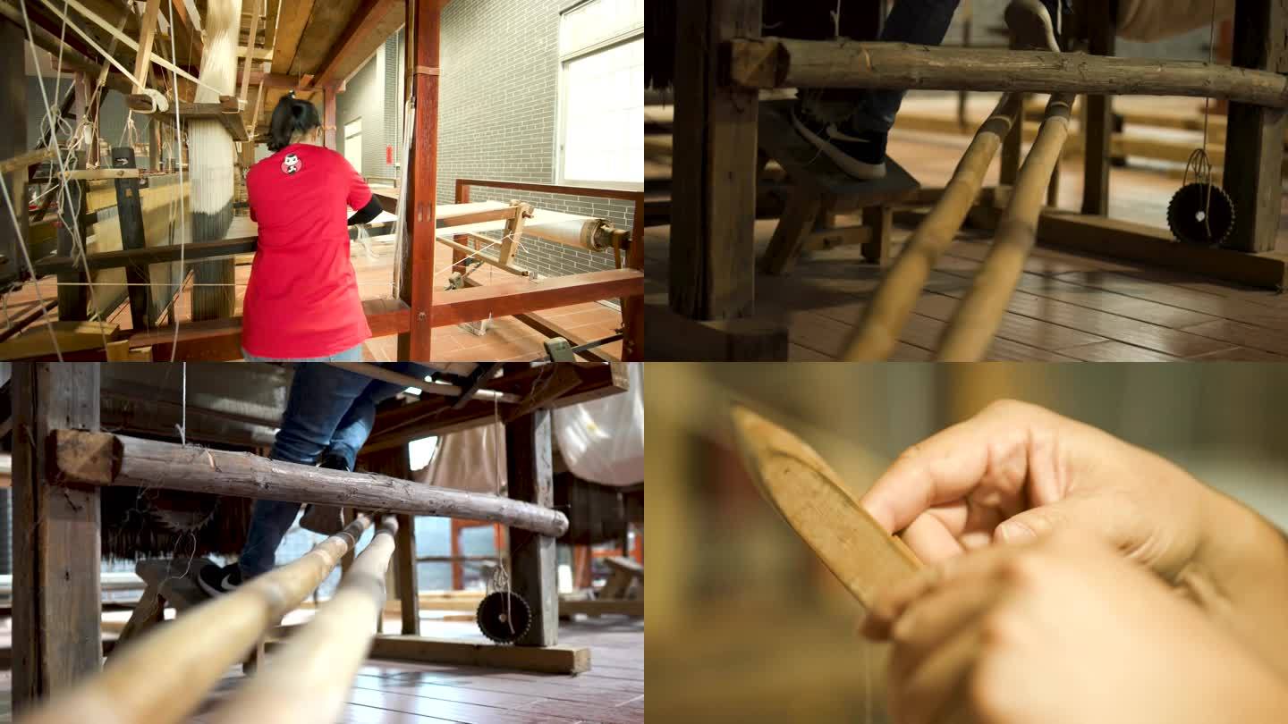 织布机 手工工艺 传承文化