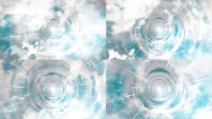 云层隧道转场带通道