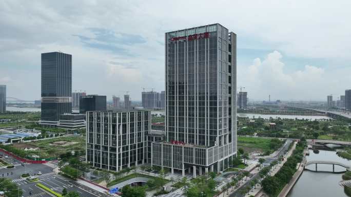 广州南沙金融岛高楼大厦