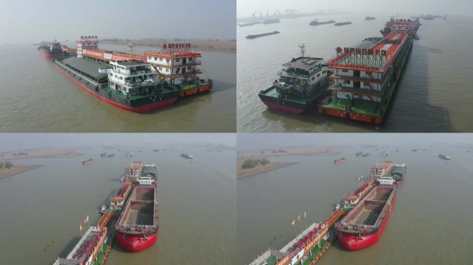 长江文化水上服务区水上母港船舶加油