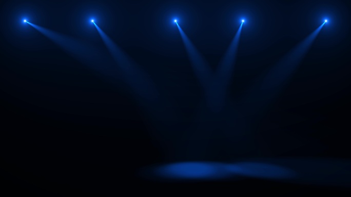 4K蓝色舞台灯光舞台摇摆射灯