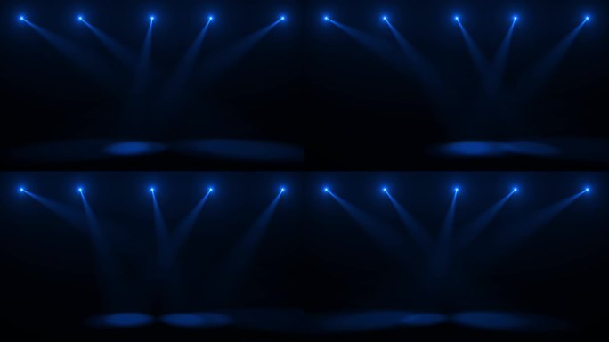 4K蓝色舞台灯光舞台摇摆射灯