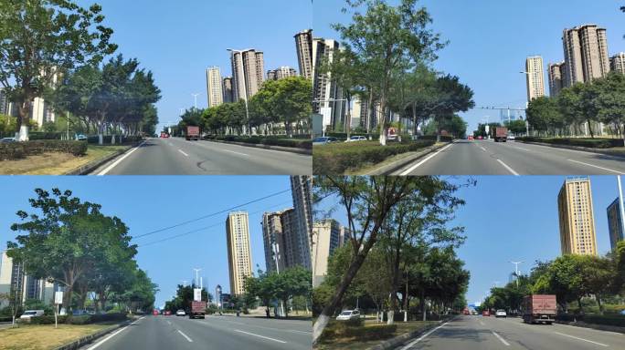 公园城市的建设，城市道路变化巨大