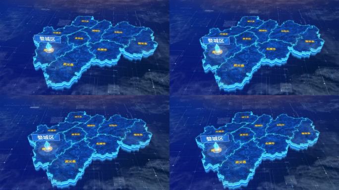 金华市婺城区蓝色三维科技区位地图