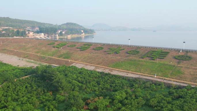 岩马水库 航拍水库 枣庄第一大水库