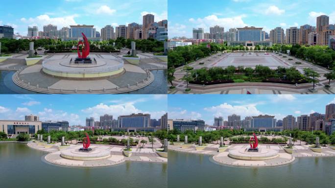 泉港锦绣公园广场雕塑 区标