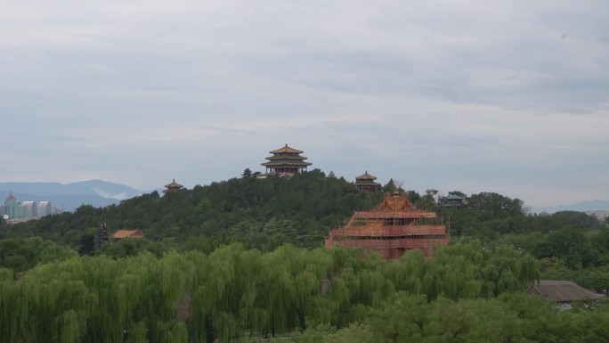 纪录片新闻-北京景山公园全景