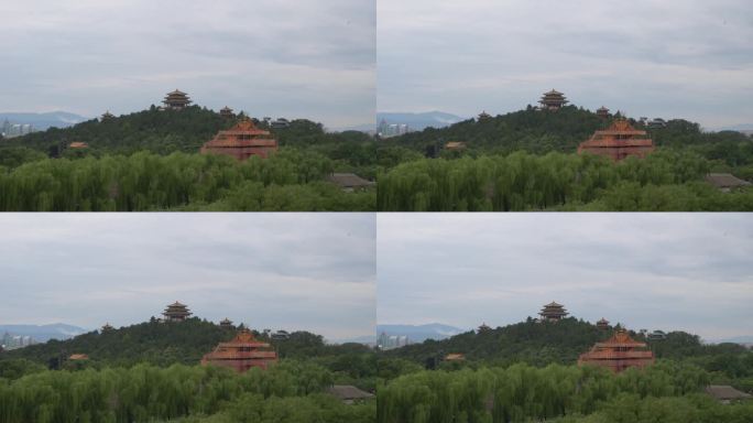 纪录片新闻-北京景山公园全景