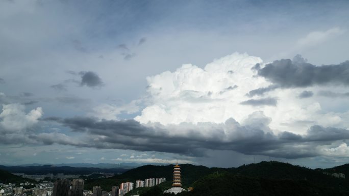 小县城夕阳