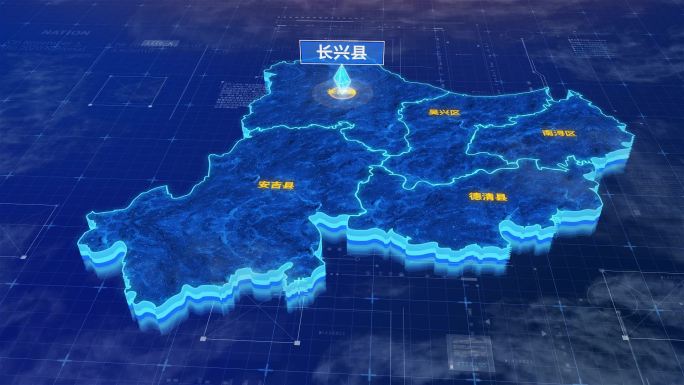 潮州市长兴县蓝色三维科技区位地图