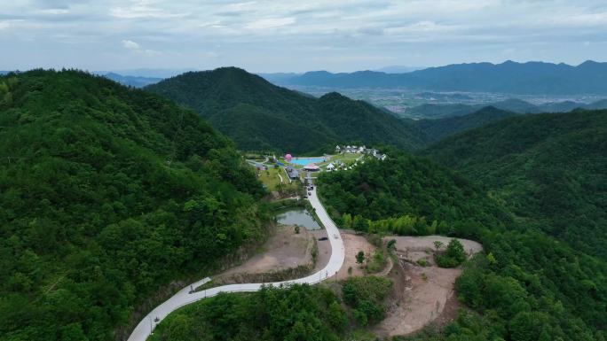 4K航拍东阳天山村