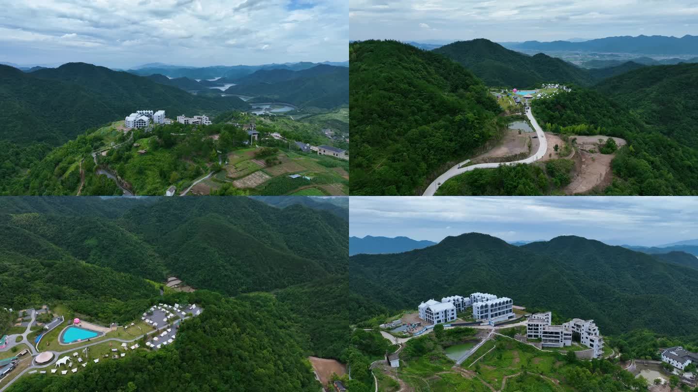 4K航拍东阳天山村