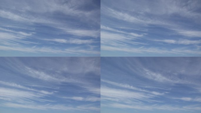 蓝蓝的天空淡淡的云白云飘飘云朵