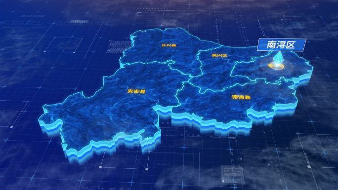 潮州市南浔区蓝色三维科技区位地图