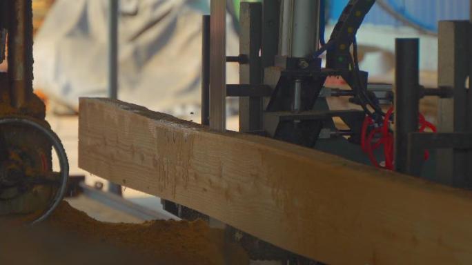 木工房  电锯 台锯 板材 木板 解板
