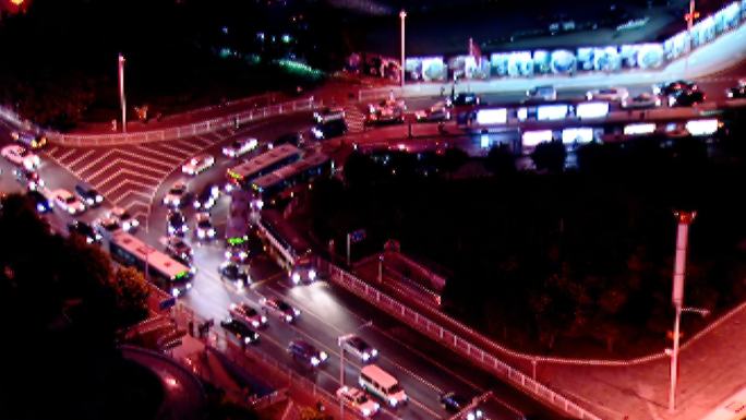 城市 汽车 交通 夜晚