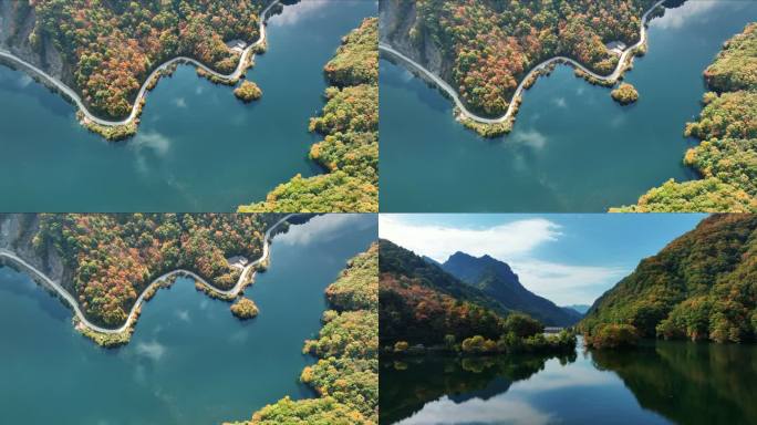 黄伯塬彩林和水库绿水青山