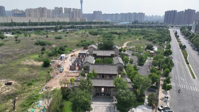 河南郑州价值几个亿的明清建筑小院航拍