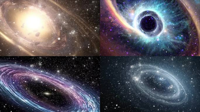 星空宇宙银河穿越黑洞虫洞