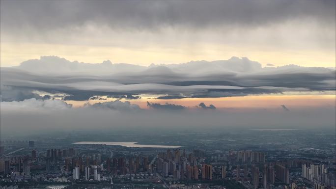 菏泽雨后震撼的天气异象