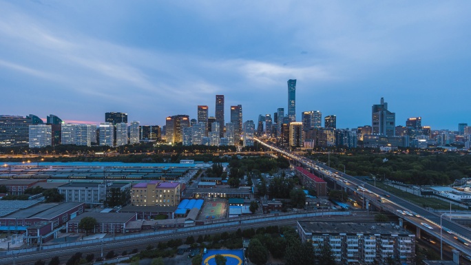 【8K】北京CBD 城市夜景