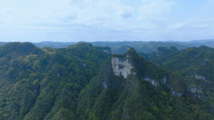 施秉县城及云台山自然风景区航拍素材