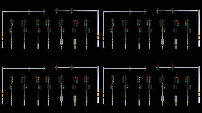 红绿灯信号灯的变换