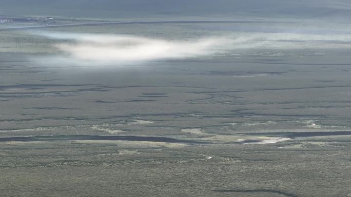 甘肃阿万仓湿地航拍视角