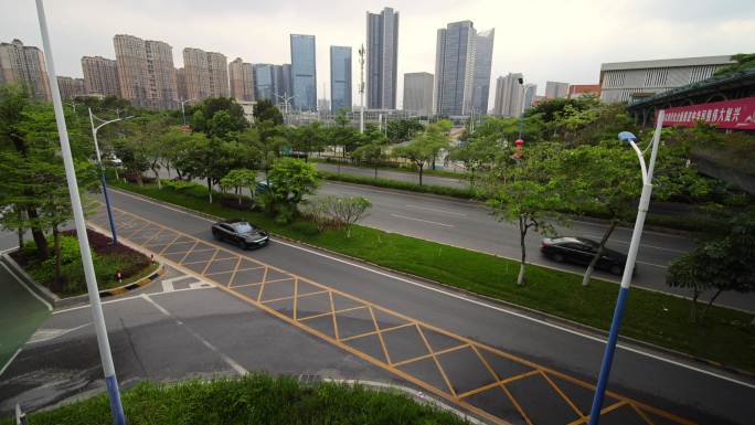 佛山交通千灯湖广佛线城市绿化