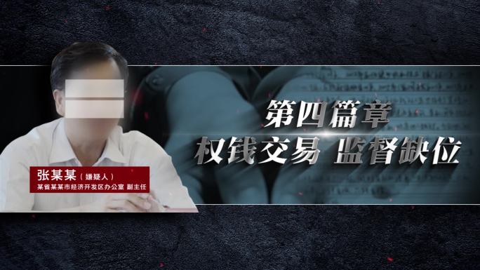 嫌疑人介绍 反腐篇章片头