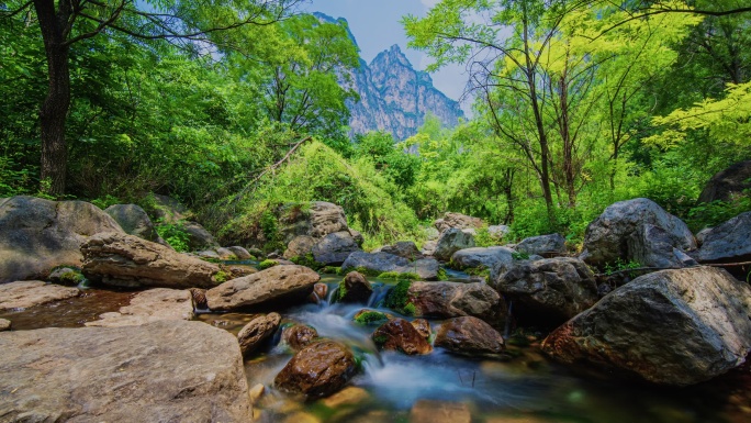 安阳太行大峡谷延时摄影