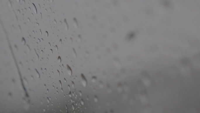 车窗雨滴