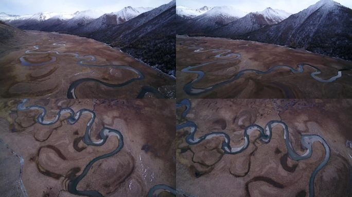 s3新疆阿尔泰山两河源自然保护区航拍