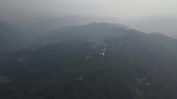 景迈山 云海 云层 航拍 雾 早晨