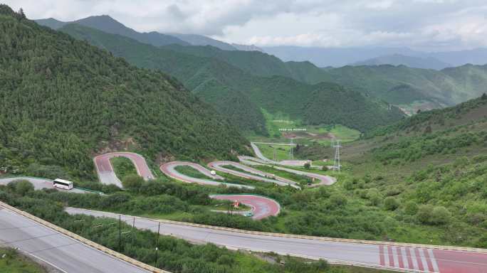 互助 自然风光 景区 旅游 航拍 十二盘