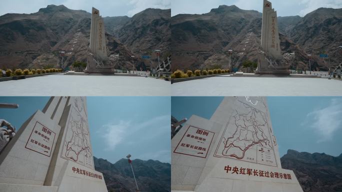 红色记忆云南寻甸中央红军巧渡金沙江纪念碑