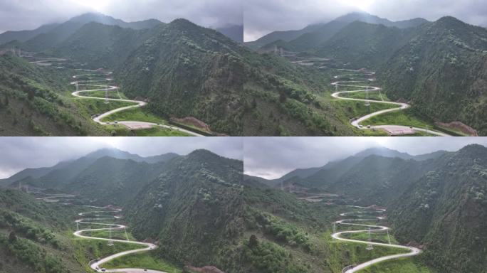 互助 自然风光 景区 旅游 航拍 十二盘