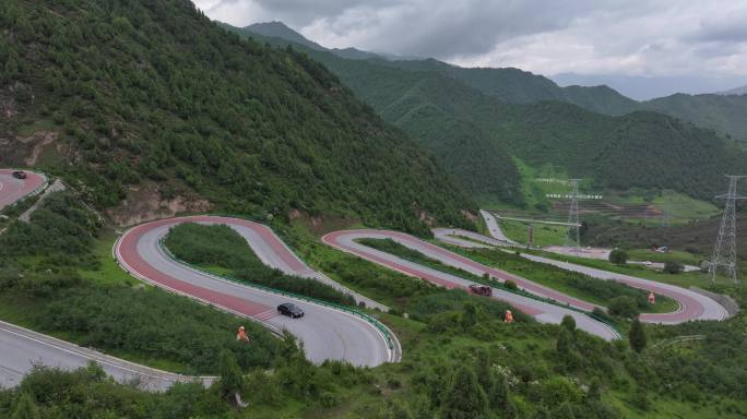 互助 自然风光 景区 旅游 航拍 十二盘