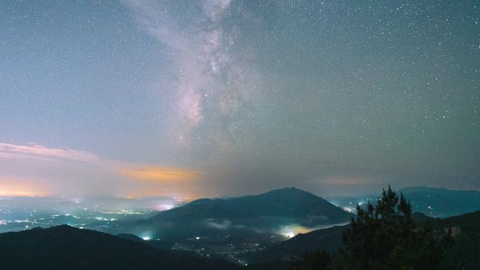 安徽同城星空延时风光4K