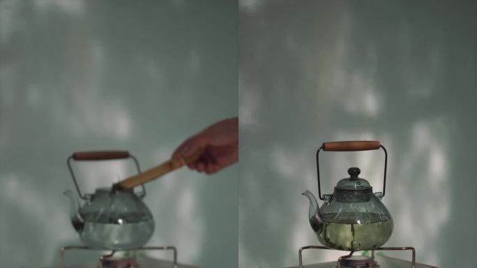 日式煮茶精致下午茶高硼硅煮茶壶泡绿茶