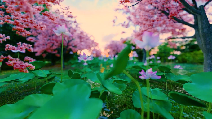 燃犀照夜背景素材山水画卷视频素材朗读诗词