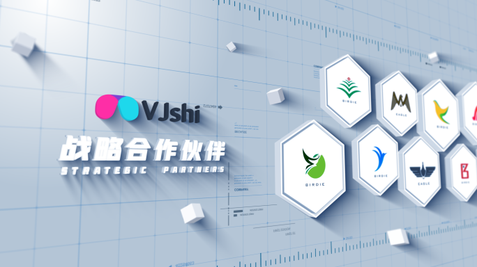 企业合作logo墙