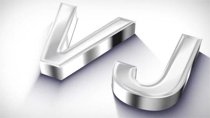 线条生成立体金属质感 logo 标志