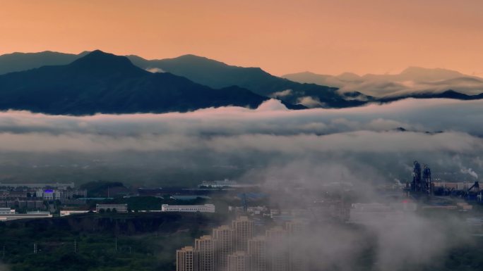 衡阳市去眺望南岳72峰云海